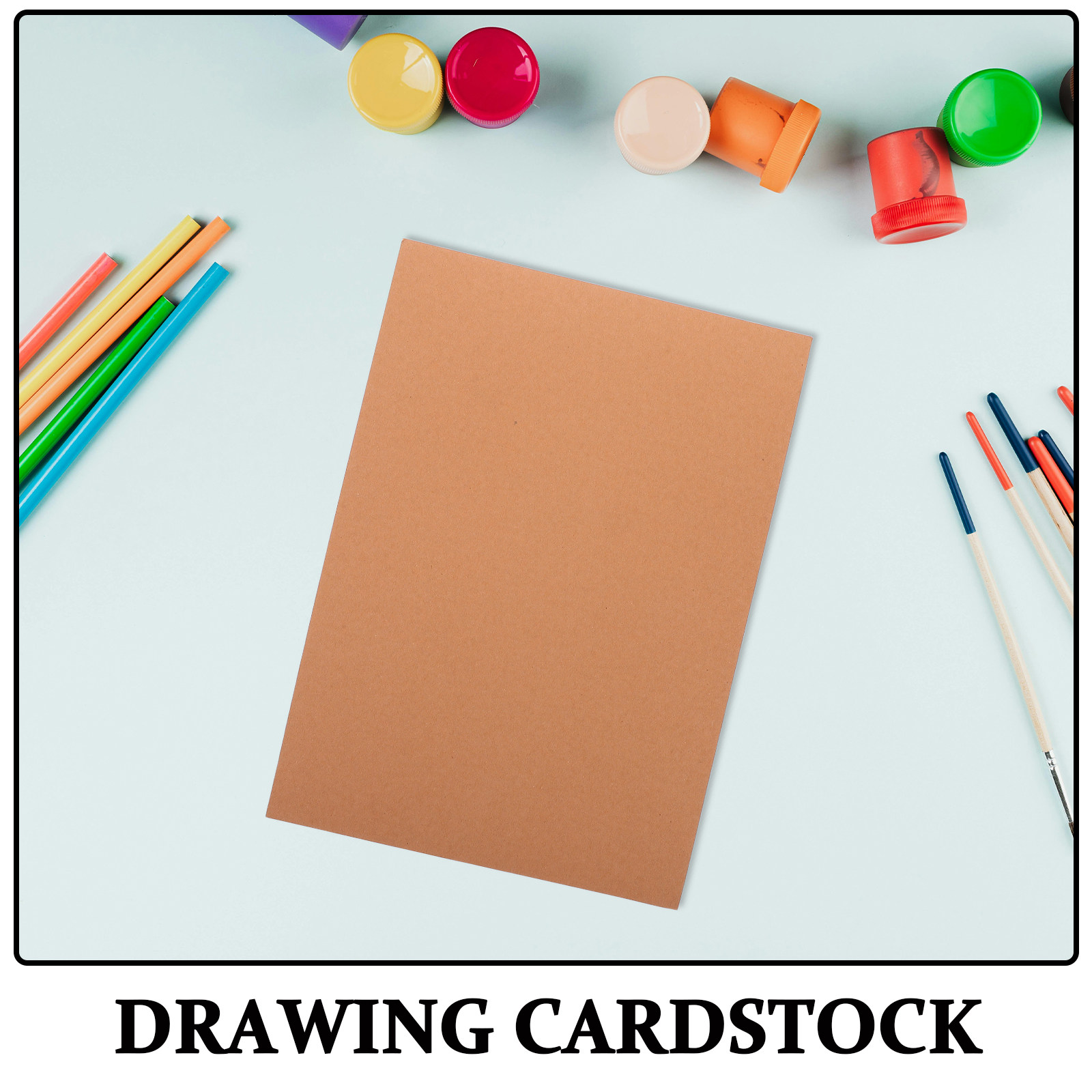 50 Stück braunes Kartonpapier, – Papercraft Supply Invitation Bewertung und Preis