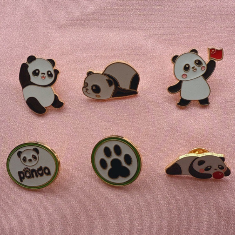 6 Stück Cartoon China Panda Ab – Supply Event Bewertung und Preis