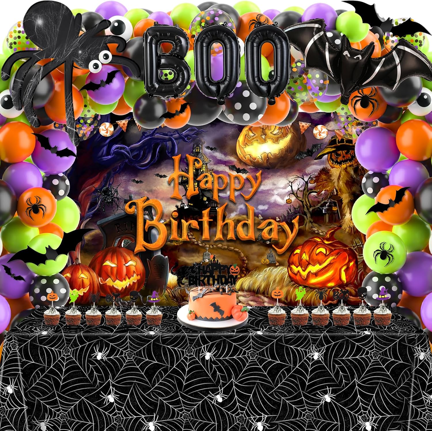 Halloween-Party-Dekorationen 1 – Balloon Arch Kit Bewertung und Preis