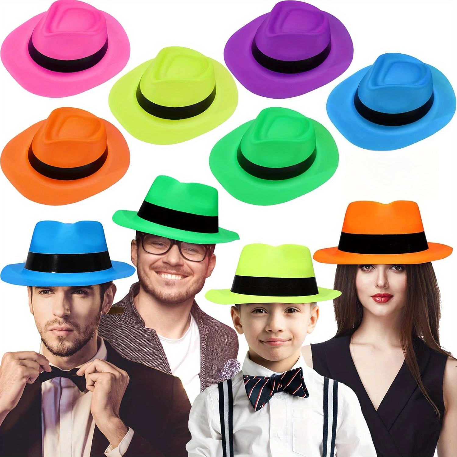 12-teilige Partyhüte im Neon-M – Party Hat Cone Bewertung und Preis