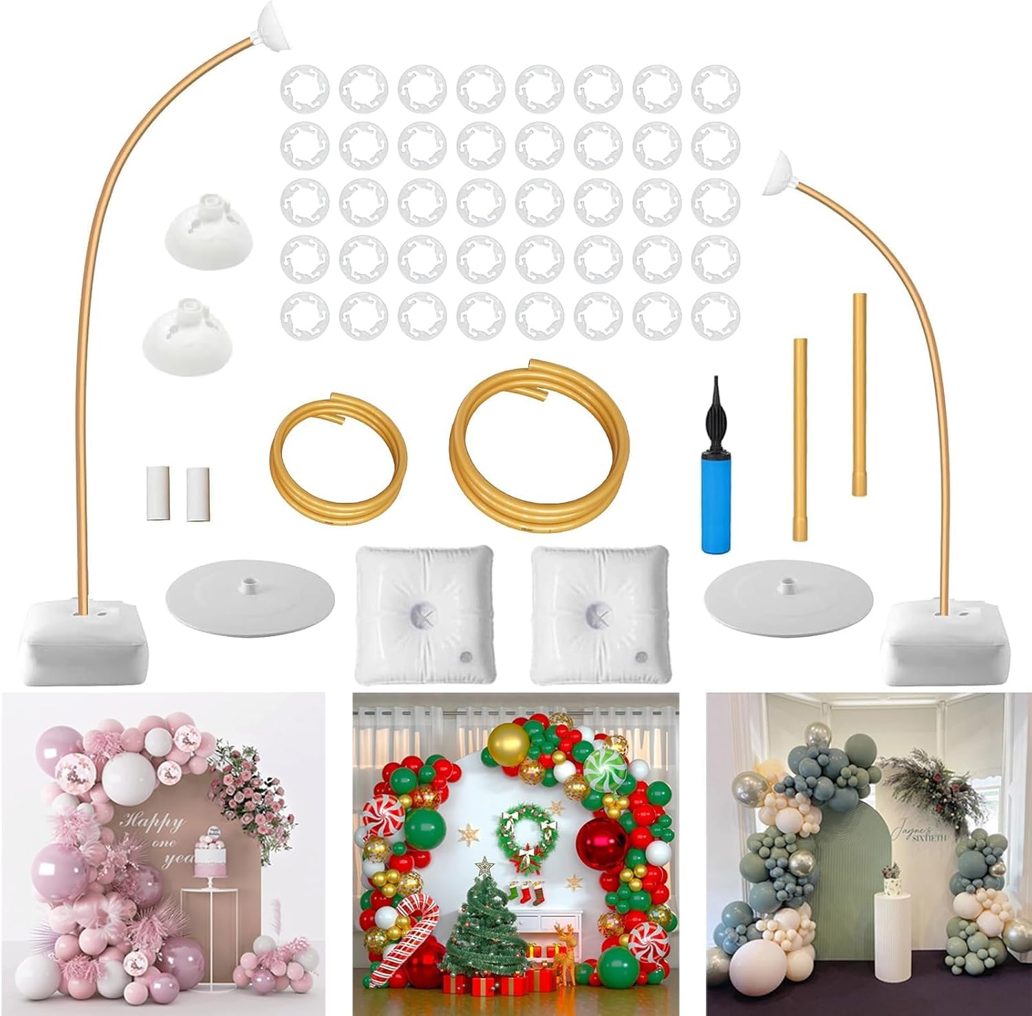 Ballonbogen-Set 8,2ft & 4,9ft, – Balloon Arch Kit Bewertung und Preis