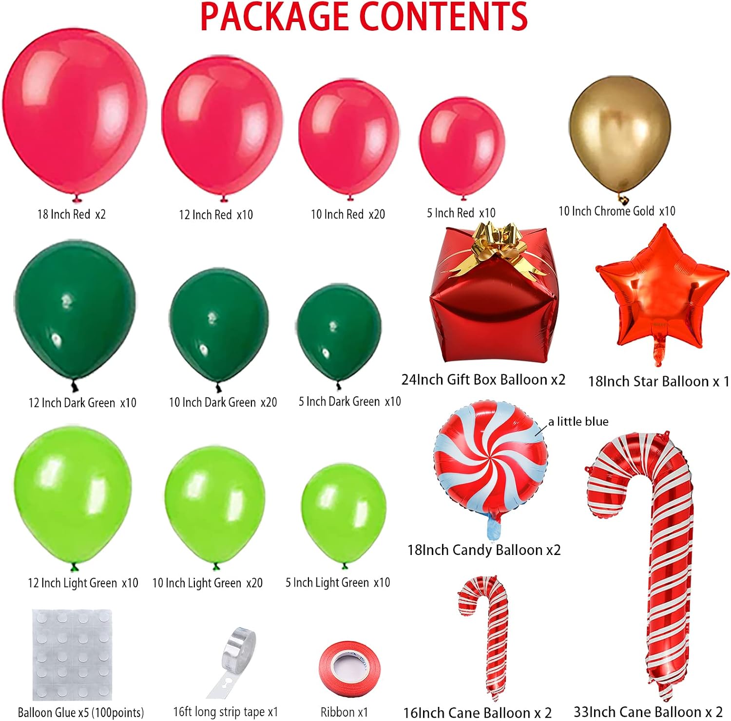 144-teiliges Weihnachts-Ballon – Balloon Arch Kit Bewertung und Preis