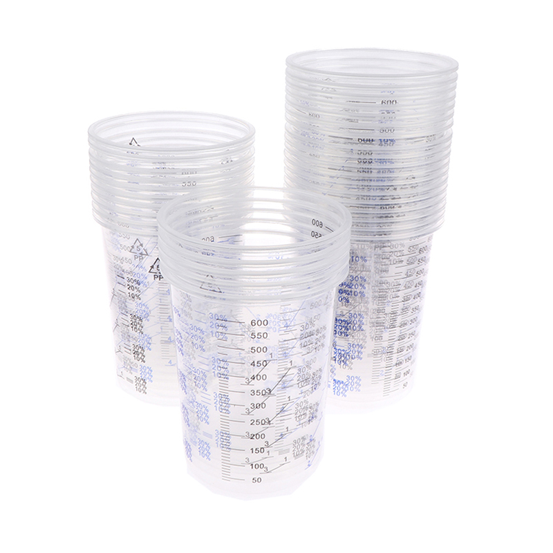 10/50 Stück Farbmischbecher au – Plastic Cup 50Pcs Bewertung und Preis