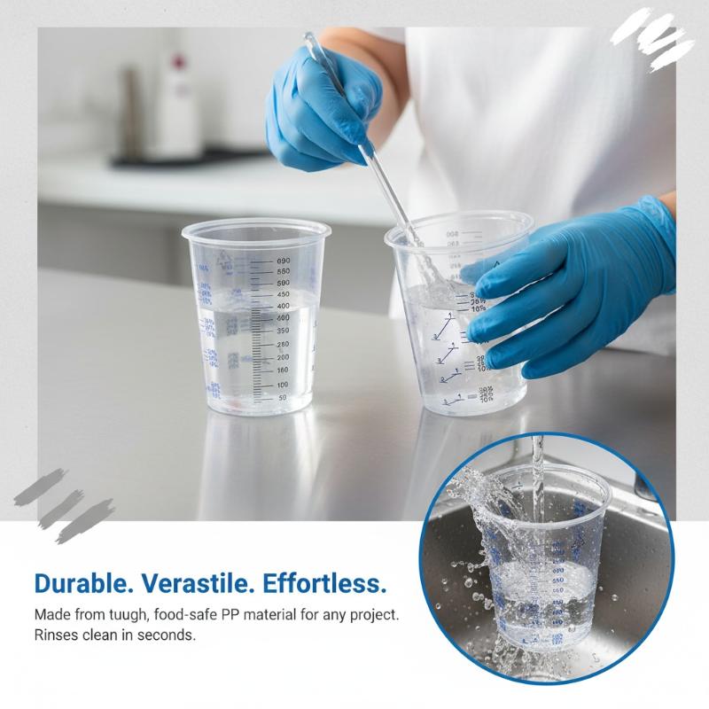 10/50 Stück Farbmischbecher au – Plastic Cup 50Pcs Bewertung und Preis