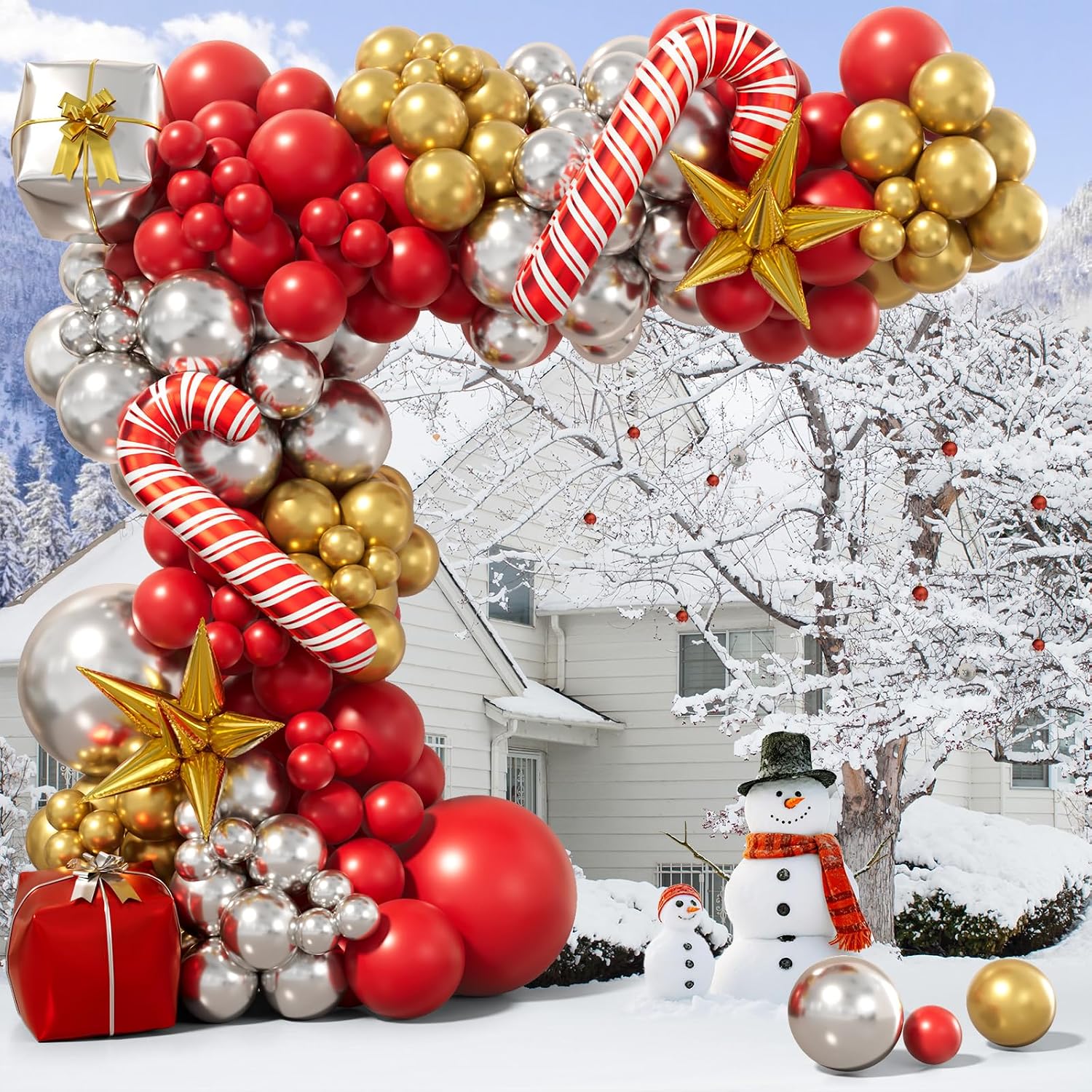 Weihnachts-Ballon-Girlanden-Bo – Balloon Arch Kit Bewertung und Preis