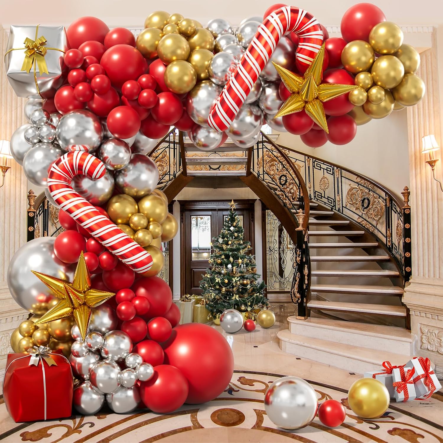 Weihnachts-Ballon-Girlanden-Bo – Balloon Arch Kit Bewertung und Preis
