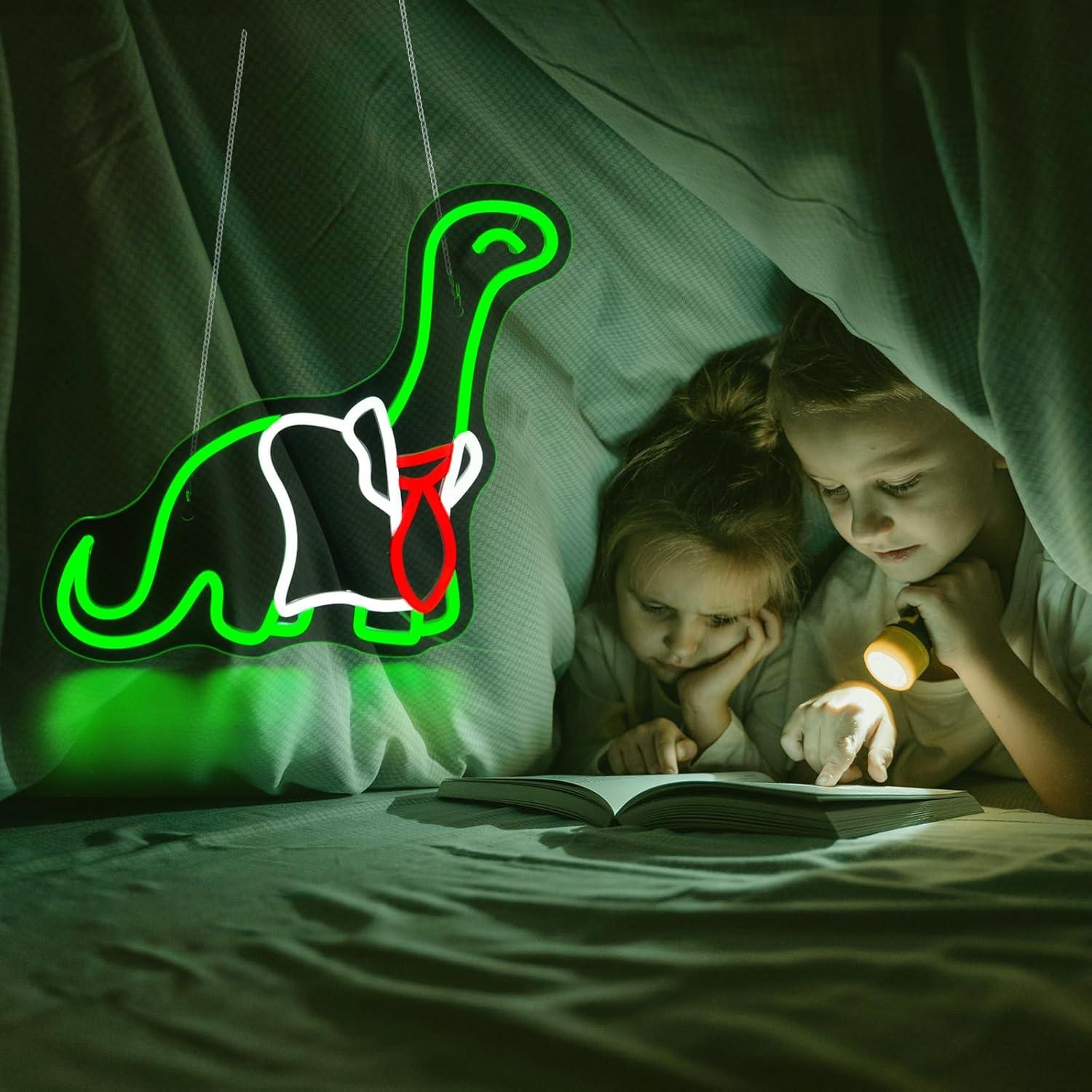 Dinosaurier-Neonschild, dimmba – Neon Sign Party Bewertung und Preis