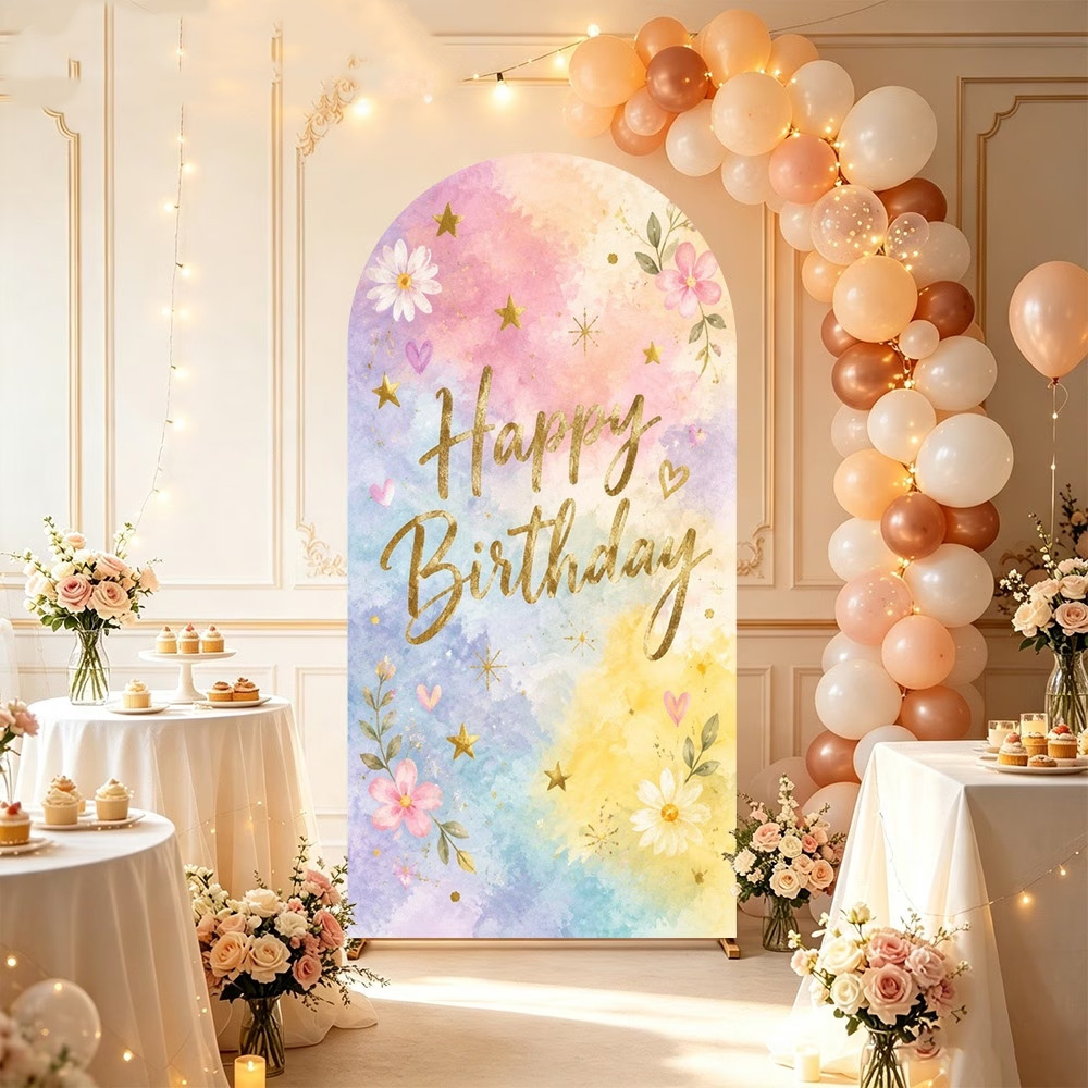 Maßgefertigter 2-seitiger Hint – Dessert Table Backdrop Bewertung und Preis