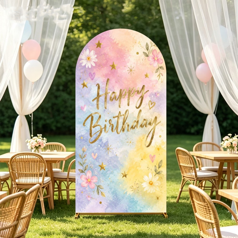 Maßgefertigter 2-seitiger Hint – Dessert Table Backdrop Bewertung und Preis