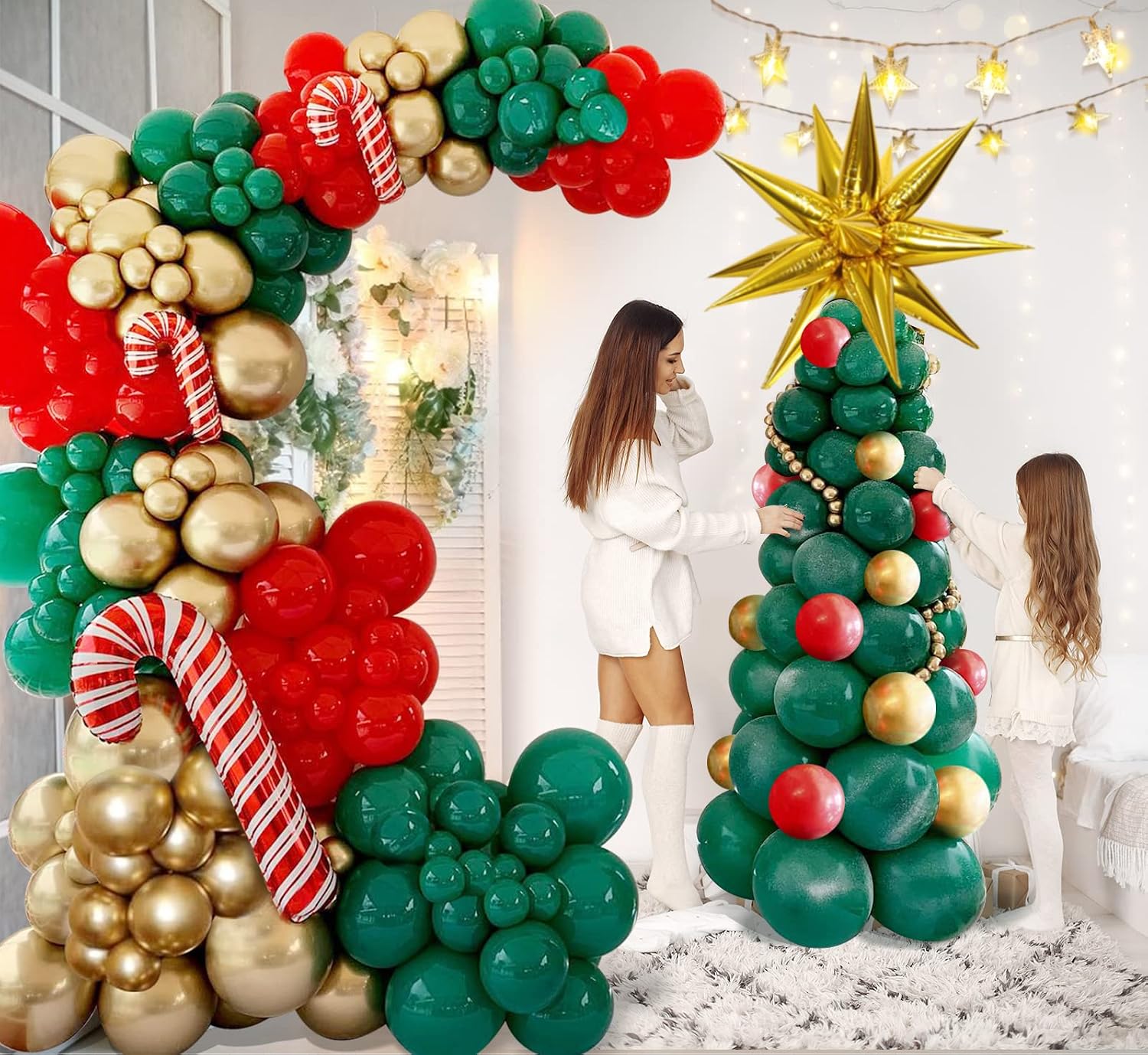 Weihnachtsballon-Girlanden-Bog – Balloon Arch Kit Bewertung und Preis