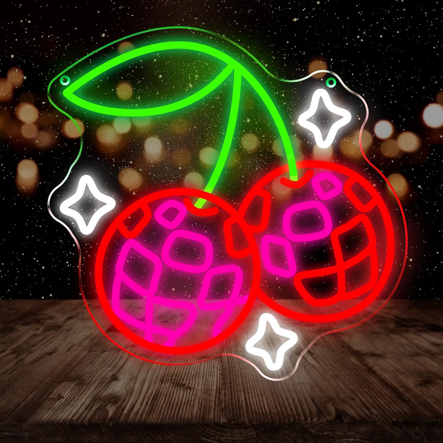 Disco-Kugel-Kirsch-LED-Neonsch – Neon Sign Party Bewertung und Preis